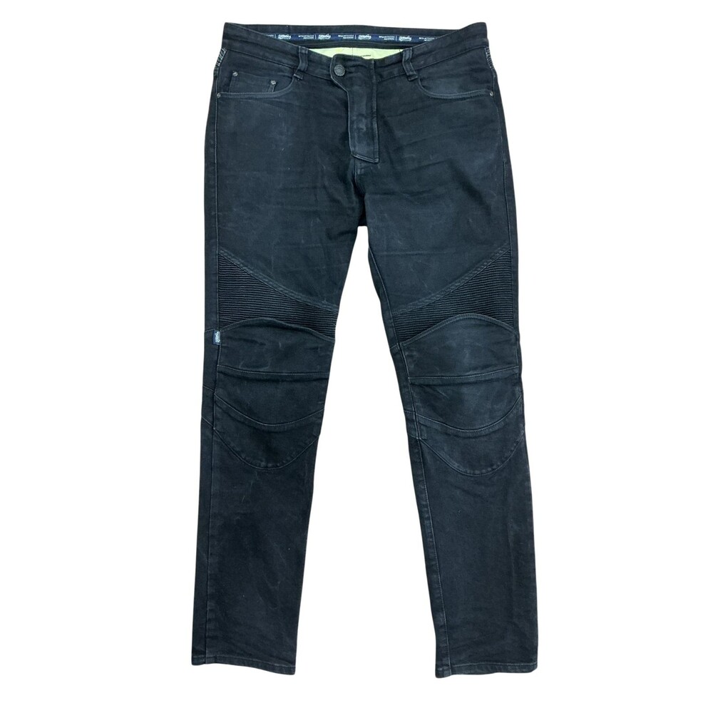Uglybros Featherbed-K Black Motorcycle Riding Jeans Armor Mens Size 34 Moto Pant